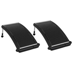 vidaXL Panneaux de chauffage solaire de piscine courbés 2 Pièces 110x65cm