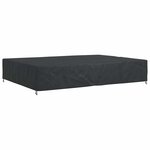 vidaXL Housse pour mobilier d'extérieur Noir 350 x 260 x 90 cm 210D