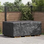 vidaXL Housse pour mobilier d'extérieur Noir 210 x 130 x 70 cm 420D