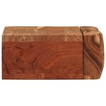 vidaXL Étagères murales 2 Pièces 30x17x8 cm bois massif d'acacia