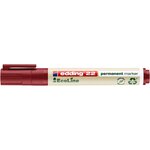Marqueur Permanent Ecoline 22 Rechargeable Rouge Pointe Biseautée 1-5 mm x 10 EDDING