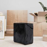 vidaXL Film étirable 6 Pièces noir 30 μm 50 cm x 300 m