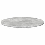 vidaXL Plateau de table Gris béton 80 x 80 x 1.5 cm Bois d'ingénierie