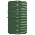 vidaXL Lit surélevé de jardin Acier galvanisé 224x40x68 cm Vert