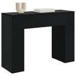 vidaXL Table basse Noir 102 x 35 x 75 cm Bois d'ingénierie