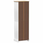 vidaXL Armoires Blanc 55 x 38 x 170 cm Pin massif