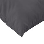 vidaXL Coussins de palette lot de 3 anthracite tissu oxford