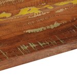vidaXL Dessus de table 100x40x2 5cm rectangulaire bois massif récupéré