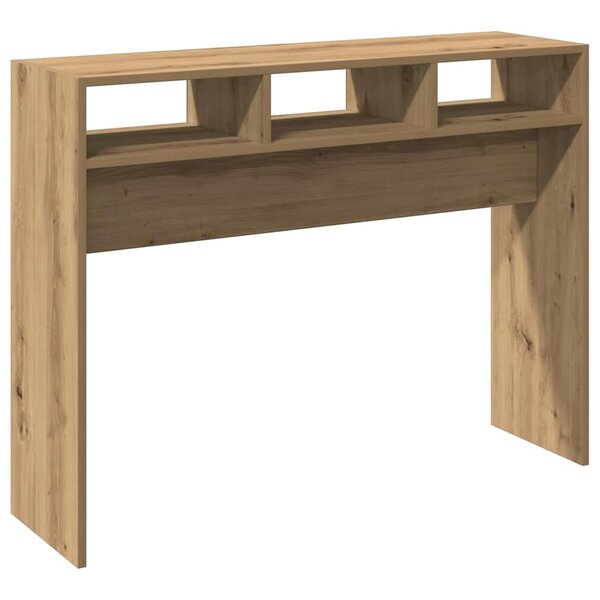 vidaXL Table console chêne artisanal 105x30x80 cm bois d'ingénierie