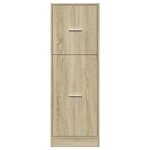 vidaXL Armoire d'apothicaire chêne sonoma 40x41x118 cm bois ingénierie
