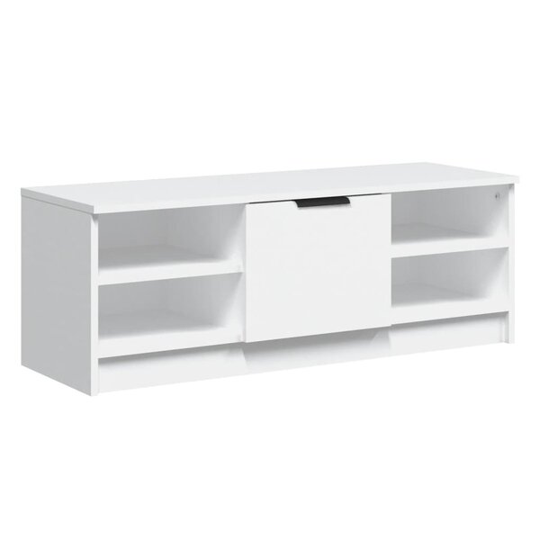 vidaXL Meuble TV Blanc 102x35 5x36 5 cm Bois d'ingénierie