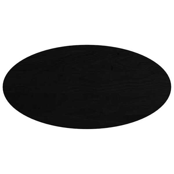 vidaXL Dessus de table 120x60x2 cm bois de chêne massif ovale