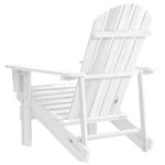 vidaXL Chaise de jardin bois blanc