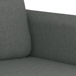 vidaXL Fauteuil Gris foncé 60 cm Tissu