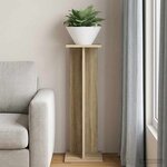 vidaXL Support de Plante Chêne Sonoma 25 x 25 5 x 80 5 cm
