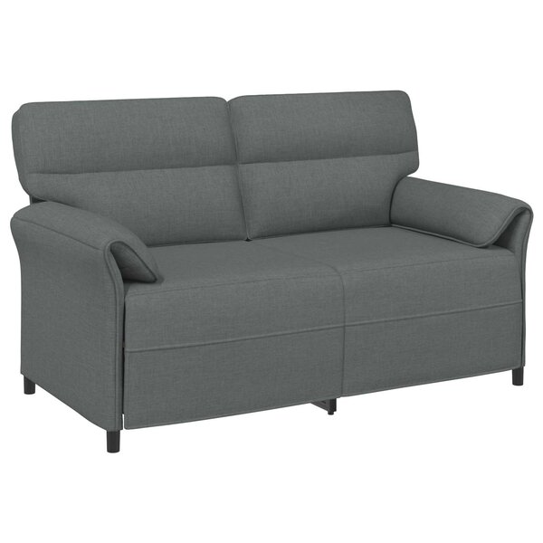 vidaXL Canapé 100  polyester  cadre en métal  MDF  Contreplaqué