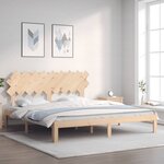 vidaXL Cadre de lit sans matelas bois massif de pin