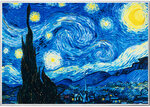 Monnaie STARRY NIGHT Van Gogh Art Gallery 1 Oz Argent 1000 Francs Cameroon 2026