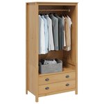 vidaXL Armoire HILL Marron miel 84 x 50 x 170 cm Pin massif