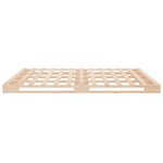 vidaXL Lit de palette 120x190 cm Bois pin massif Petit Double