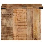 vidaXL Table basse avec tiroirs 50x50x40 cm bois de manguier massif