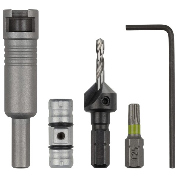 Wolfcraft kit de démarrage pour embout à bascule 5 pièces