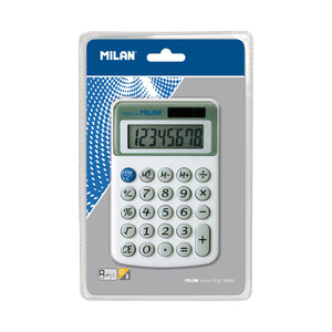 Calculatrice blanche 8 chiffres