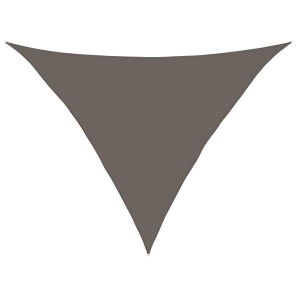 vidaXL Voile d'ombrage 160 g/m² Anthracite 5x5x6 m PEHD