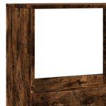vidaXL Cloison de séparation chêne fumé100x33x175 cm bois d'ingénierie