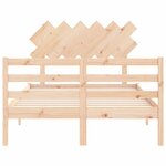 vidaXL Cadre de lit sans matelas bois massif
