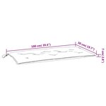 vidaXL Coussins de banc de jardin lot de 2 gris foncé mélangé tissu