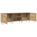 vidaXL Meuble TV chêne artisanal 150x30x50 cm bois d'ingénierie