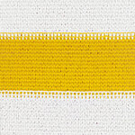 vidaXL Voile d'ombre 2 5 x 4 5 m HDPE Rectangulaire Jaune et blanc