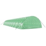 vidaXL Serre avec cadre en acier vert 132 m² 22x6x2 85 m