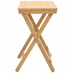 vidaXL Table de cuisine Naturel 40 x 30 x 53 5 cm Bambou
