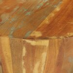 vidaXL Table basse Ø65x31 cm Bois de récupération massif