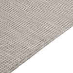 vidaXL Tapis à tissage plat d'extérieur 200x280 cm gris clair