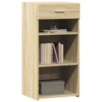 vidaXL Buffet chêne sonoma 45x42 5x93 cm bois d'ingénierie