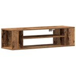 vidaXL Meuble TV Bois ancien 100 x 30 x 26 5 cm Bois d'ingénierie