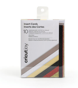 Cricut Joy : 10 cartes et enveloppes Paillettes et glamour