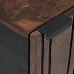 vidaXL Meuble de Lavabo de Salle de Bain Noyer 38 x 33 5 x 48 cm