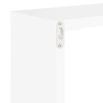 vidaXL Étagères cube murales 2 Pièces Blanc 30x15x30 cm