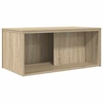 vidaXL Ensemble de tables basses 2 Pièces Chêne Sonoma Bois d'ingénierie