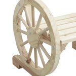 vidaXL Chaises de jardin lot de 2 58x58x78 5 cm bois de sapin massif