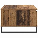 vidaXL Table basse Bois Ancien 55 x 55 x 36 5 cm Bois d'ingénierie