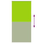 vidaXL Store enrouleur occultant largeur du tissu 100 7 cm polyester