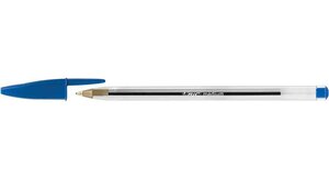 Stylo bille CRISTAL Rechargeable Pointe Moyenne Bleu BIC