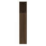 vidaXL Armoire de tête de lit Chêne marron 100x18 5x104 5 cm