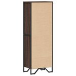 vidaXL Bibliothèque chêne marron 50x31x137 5 cm bois d'ingénierie