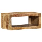 vidaXL Meuble TV 60x30x25 cm en bois de manguier massif